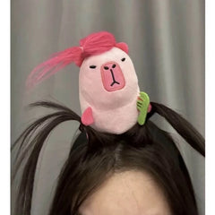 Cartoon Capybara Hairband