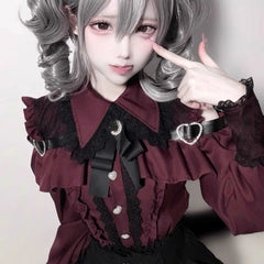 Gothic Long Sleeve Blouse