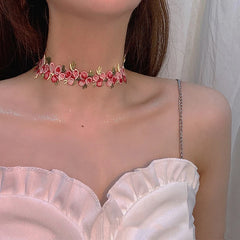 Sweet Flowers Lace Necklace Choker