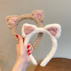 Cute Cat Ears Plush Hair Bands